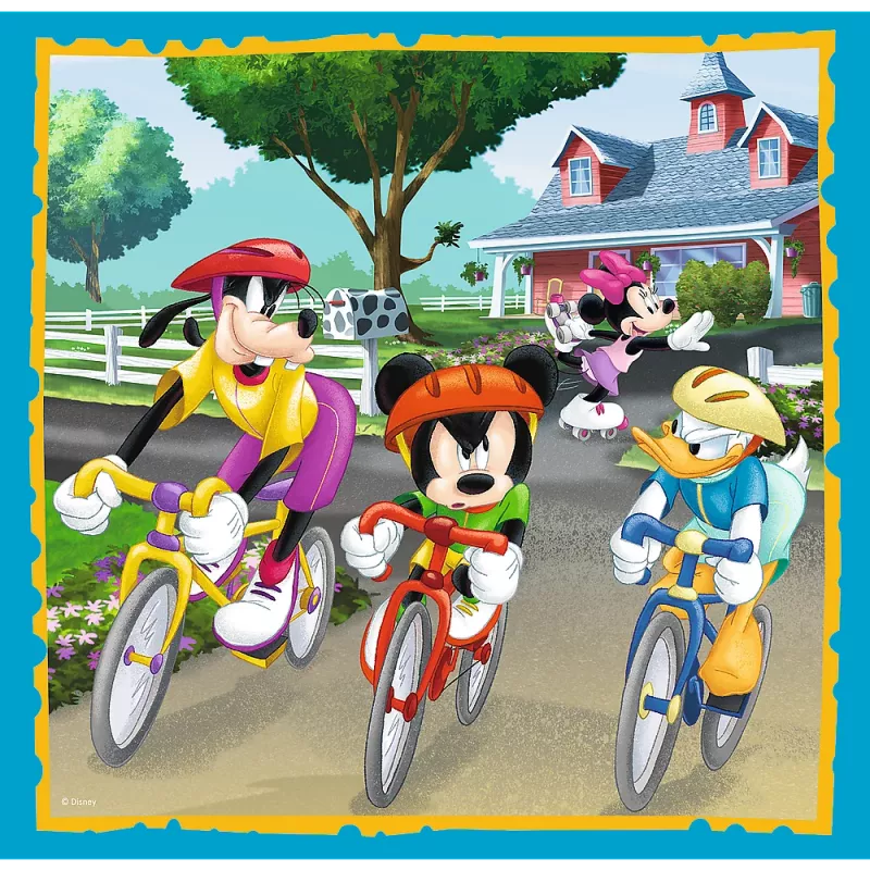 Trefl 3-in-1 Mickey Mouse and Friends Jigsaw Puzzle Set - 20, 36, 50 Pieces