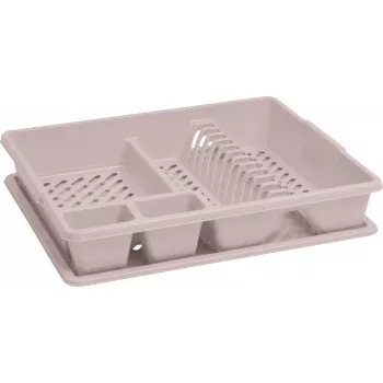 Curver Rattan Effect Dish Dryer 45x38x8.8 cm Beige