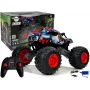 LEAN TOYS 9023 Dinosaur Remote Control Terrain Car with Big Wheels 2.4G – 1:16 Scale 4WD Off-Road RC Vehicle, Green/Brown