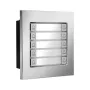 BCS-PAN-P10-N Outdoor Panel Station for 2-Wire Intercom – 2MP Camera, 125° Wide Angle, IP65, IK07, Silver/Grey