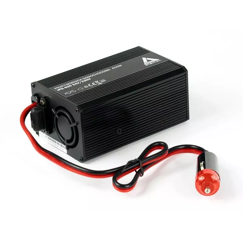 AZO Digital IPS-400 24V DC to 230V AC Modified Sine Wave Power Inverter 400W