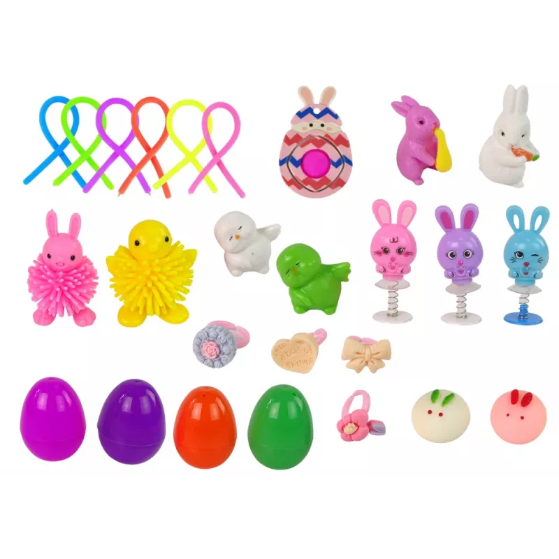 LEAN TOYS Easter Fidget Toys Anti-Stress Toy Set 24 Elements