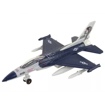 LEAN TOYS Airplane Friction Drive Lights Sounds 1:72 Navy