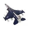 LEAN TOYS Airplane Friction Drive Lights Sounds 1:72 Navy