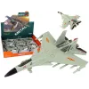 LEAN TOYS 15410 Gray Friction Drive Fighter Plane 1:72