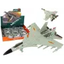 LEAN TOYS 15410 Gray Friction Drive Fighter Plane 1:72