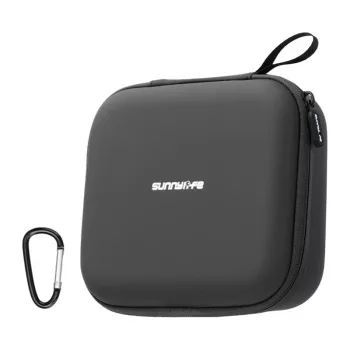 Sunnylife Leather Case with Mesh Pocket for DJI Osmo Pocket 2 / Pocket (Black)
