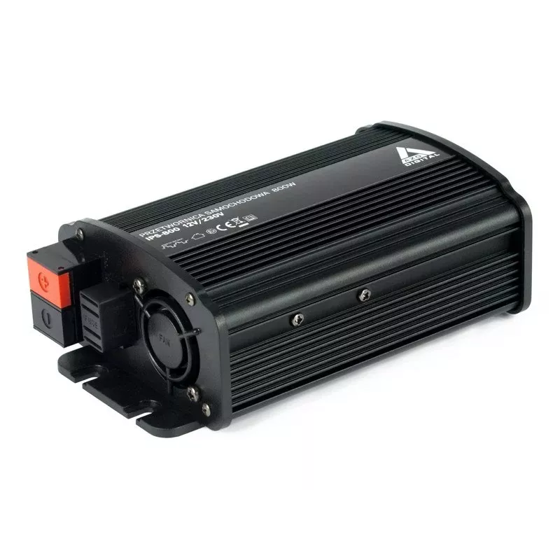 AZO Digital IPS-800U 800W 12V to 230V Modified Sine Wave Power Inverter with USB
