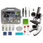 LEAN TOYS 5427 Children's Microscope Set with 300x, 600x, 1200x Magnification, 28 Accessories, and Carrying Case