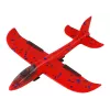 LEAN TOYS Airplane Soap Bubbles Launcher Gun Red
