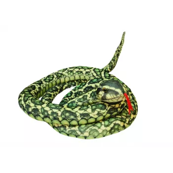 LEAN TOYS Plush Green Snake Mascot 300 cm