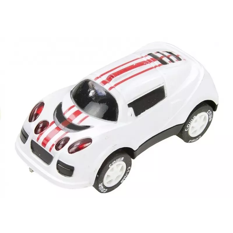 LEAN TOYS 2-in-1 Racing Kit RC Slot Car Track Set with 2 Cars, 3.6m Modular Circuit, Wireless Controllers, LED Headlights, Ages 6+