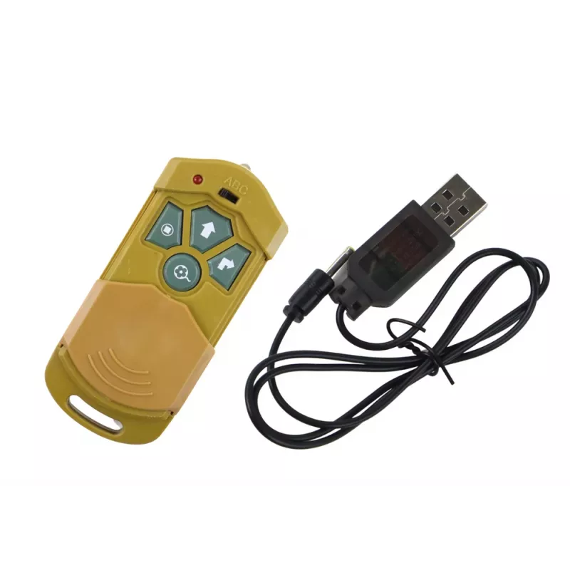 LEAN TOYS Remote Controlled Tarantula Spider RC Toy Yellow 27/40 MHz