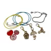 LEAN TOYS DIY Jewelry Making Kit - Bracelets, Beads & Pendants, 300+ Beads, 50+ Charms, Elastic String, Clasps, Reusable Box, Ages 6+