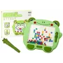 LEAN TOYS Magnetic Educational Board Frog Stylus Pad Green Beads Puzzle