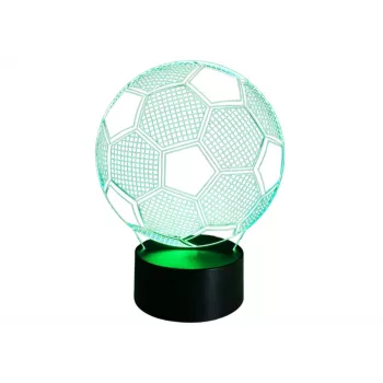 LEAN TOYS Wireless 3D LED Moon Lamp with Remote Control and Touch, 16 Colors, Dimmable, Rechargeable, PLA, 150 mm