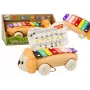 LEAN TOYS Lion Cymbals On Wheels Pull-Along Musical Toy for Toddlers, Colorful Educational Instrument