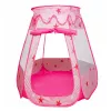 LEAN TOYS Children's Play Tent, Dry Pool, Ball Pit, Garden Room, Stars, Pink
