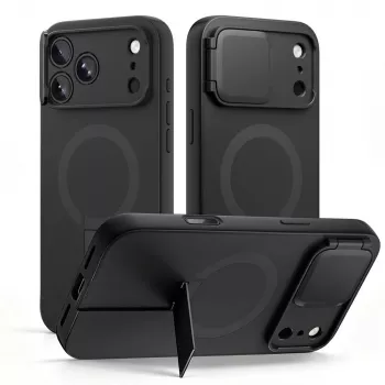 TECH-PROTECT Kevlar Aura MagSafe Case for iPhone 17 Pro Max / 18 Pro Max - Black