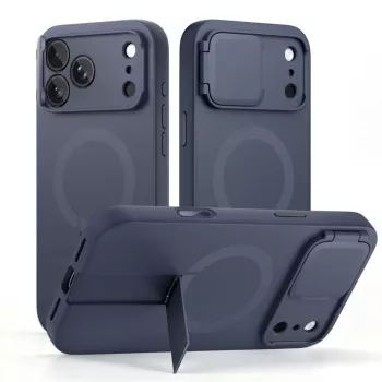 TECH-PROTECT Kevlar Aura MagSafe Case for iPhone 17 Pro Max / 18 Pro Max - Navy Blue