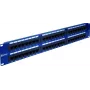 EMITERNET PANEL 19, 48XRJ45 UTP CAT.5E (2U) BLUE DCN/PPFA652K488C5E