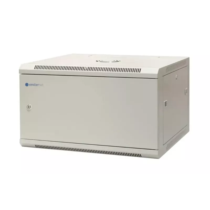 EMITER EM/AP6606-B 19 inch 6U Wall-Mount Cabinet 600x600x370mm Black