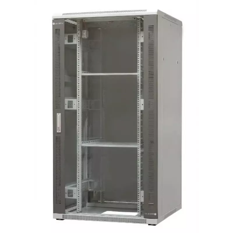 EmiterNet Top Free-standing Frame Cabinet 32U 800x800x1540mm Sheet Metal/Glass Front Door EM/SH05D-8832