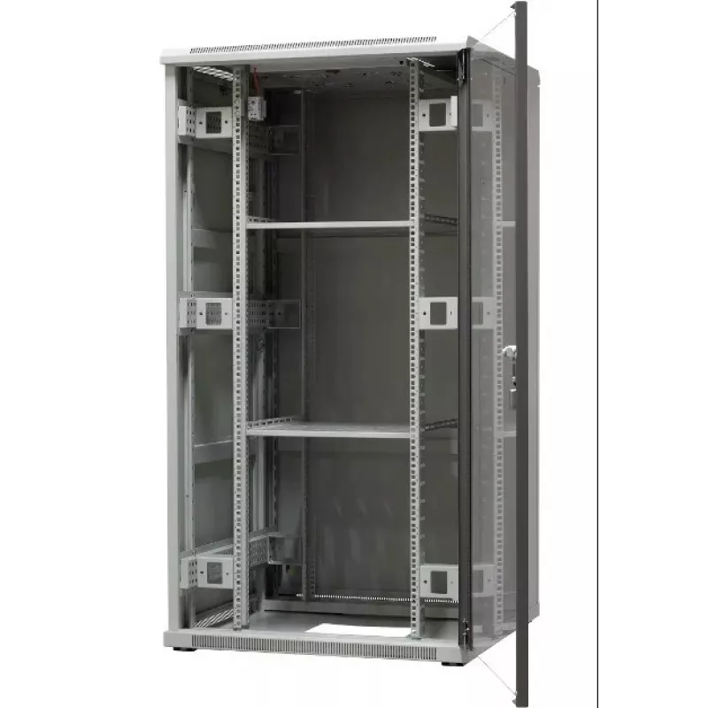 EmiterNet Top Free-standing Frame Cabinet 32U 800x800x1540mm Sheet Metal/Glass Front Door EM/SH05D-8832