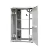 EmiterNet Top 24U Free-standing Rack Cabinet, 800x800x1180 mm, Glass Front Door, Black EM/SH05D-8824
