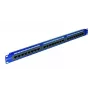 EMITERNET 19 inch 24-Port Cat.6 UTP Patch Panel with Integrated Shelf, 1U, Blue DCN/PPFA-951K-248-C6