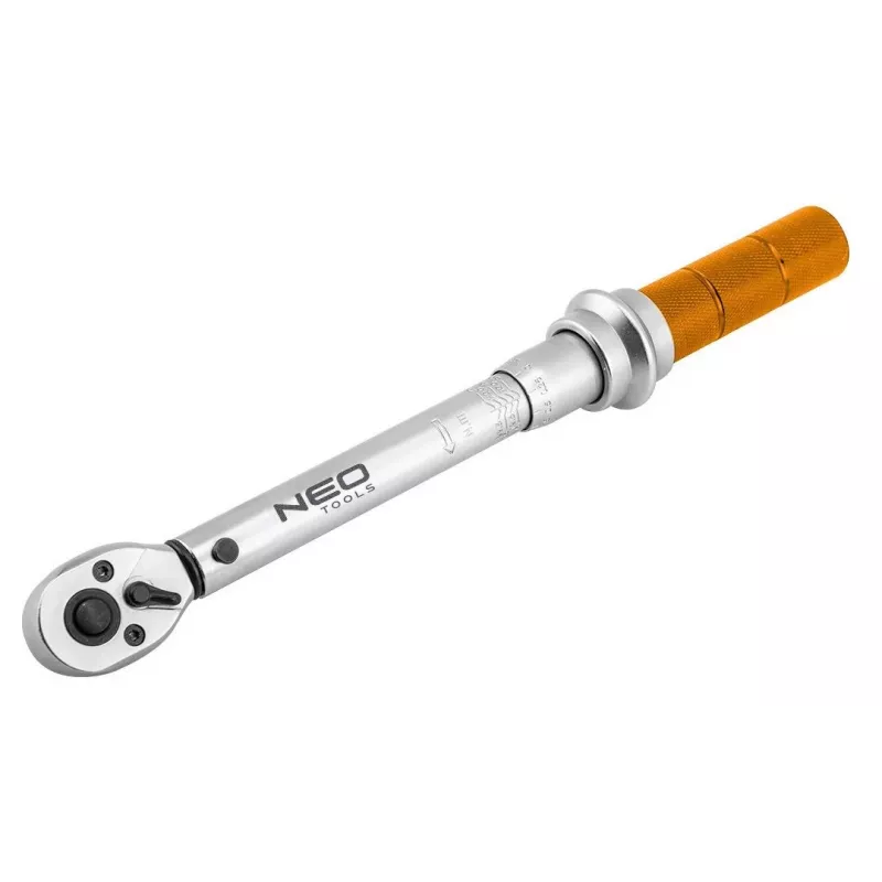 NEO TOOLS 1/4 inch Drive Click Torque Wrench 5-25 Nm with Calibration Certificate