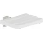 DEANTE NIL_651A Folding Wall Shower Seat, White ABS Plastic, Aluminum Frame, 150 kg Load Capacity