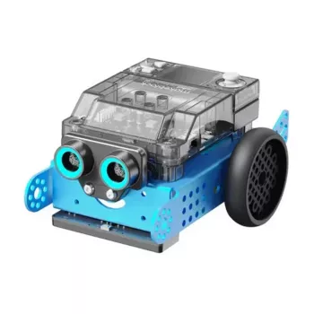 xTool mBot2 V1.0 Educational Robot with CyberPi, Wi-Fi, Bluetooth, Encoder Motors, Quad RGB Sensor, Ultrasonic Sensor, Rechargeable Battery, LEGO-Compatible