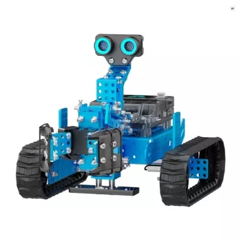 xTool mBot2 Rover Robot Kit | CyberPi ESP32-WROOM-32E | STEM Coding Robot with Sensors, Wi-Fi, Bluetooth 5.0, Python & mBlock | Ages 8+