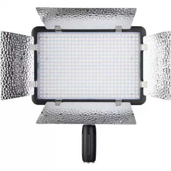 Godox LED500LR-C LED Video Light with Barndoors and Wireless Remote