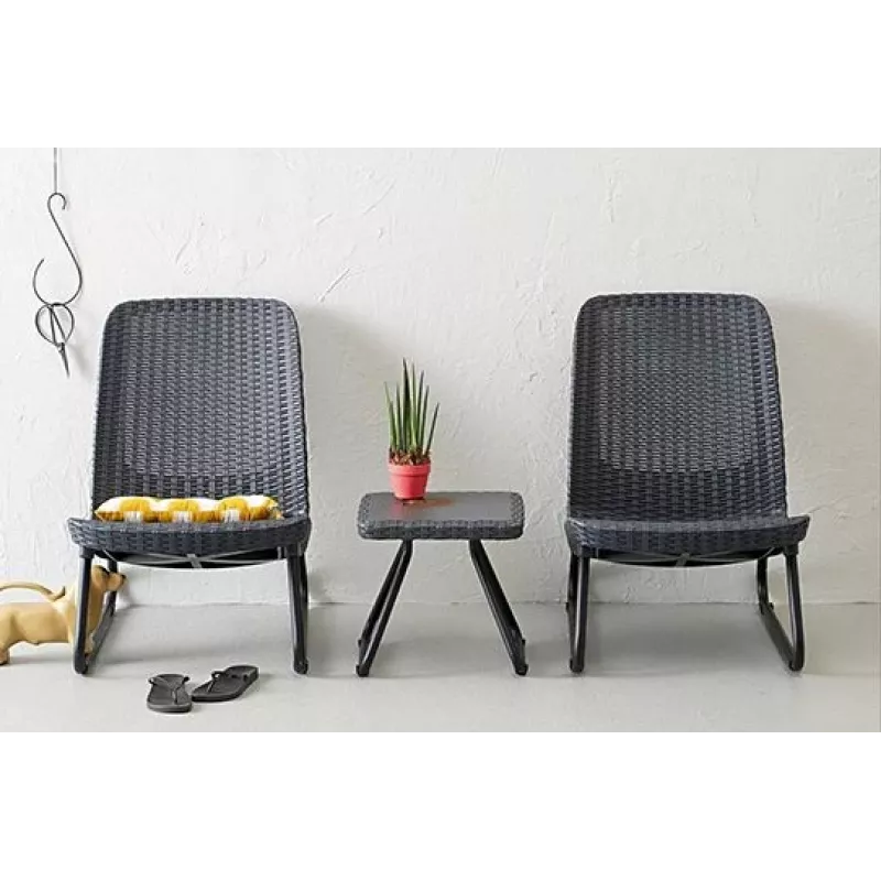 KETER Garden furniture set Rio Patio Set grey