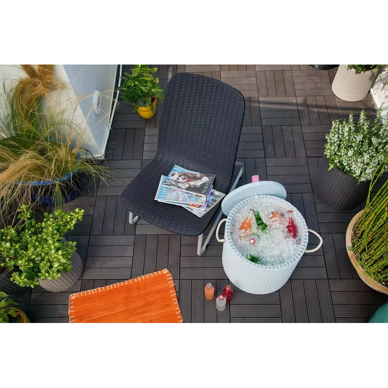 KETER Garden furniture set Rio Patio Set grey