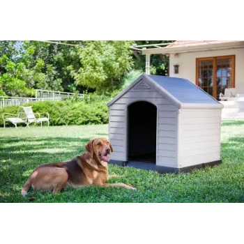 CURVER Dog House 95x99x99cm grey