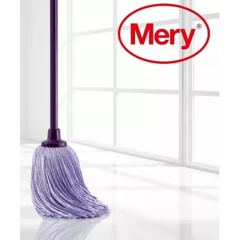 MERY Replaceable brush head microfibre La Original 22cm 168gr with brush handle 140cm