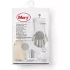 MERY Silicone cleaning gloves 2pcs 34,5x15,5x2,6cm light grey
