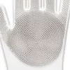 MERY Silicone cleaning gloves 2pcs 34,5x15,5x2,6cm light grey