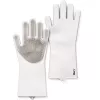 MERY Silicone cleaning gloves 2pcs 34,5x15,5x2,6cm light grey