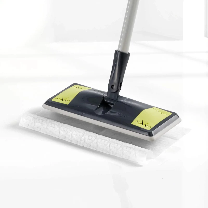 MERY Floor brush for dust collection Dust Mop 25.8x10.5cm with 10 cloths 29.5x21.5cm