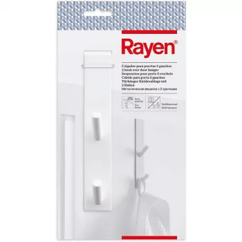 RAYEN Door hook for hanging / 2 hooks / white