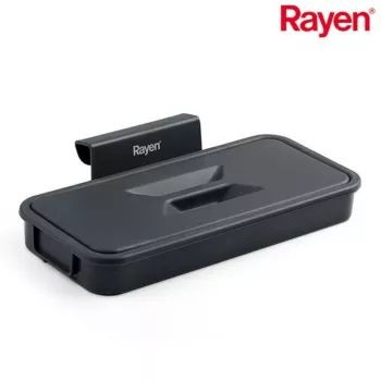 RAYEN Waste bag holder for cupboard door 24.5 x 13.5 x 5.5 cm