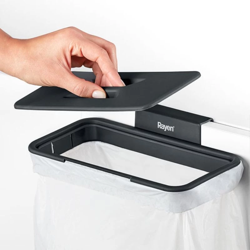 RAYEN Waste bag holder for cupboard door 24.5 x 13.5 x 5.5 cm