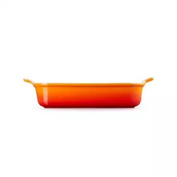 LE CREUSET Rectangular baking dish Heritage stoneware 32x24cm / 4L orange