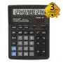 REBELL RE-BDC514 BX Desktop Calculator 12-Digit Dual Power Black/Silver
