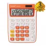 REBELL Semi-Desktop Calculator RE-SDC912OR BX, 12-Digit LCD, Dual Power, Black/Silver