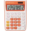 REBELL Semi-Desktop Calculator RE-SDC912OR BX, 12-Digit LCD, Dual Power, Black/Silver